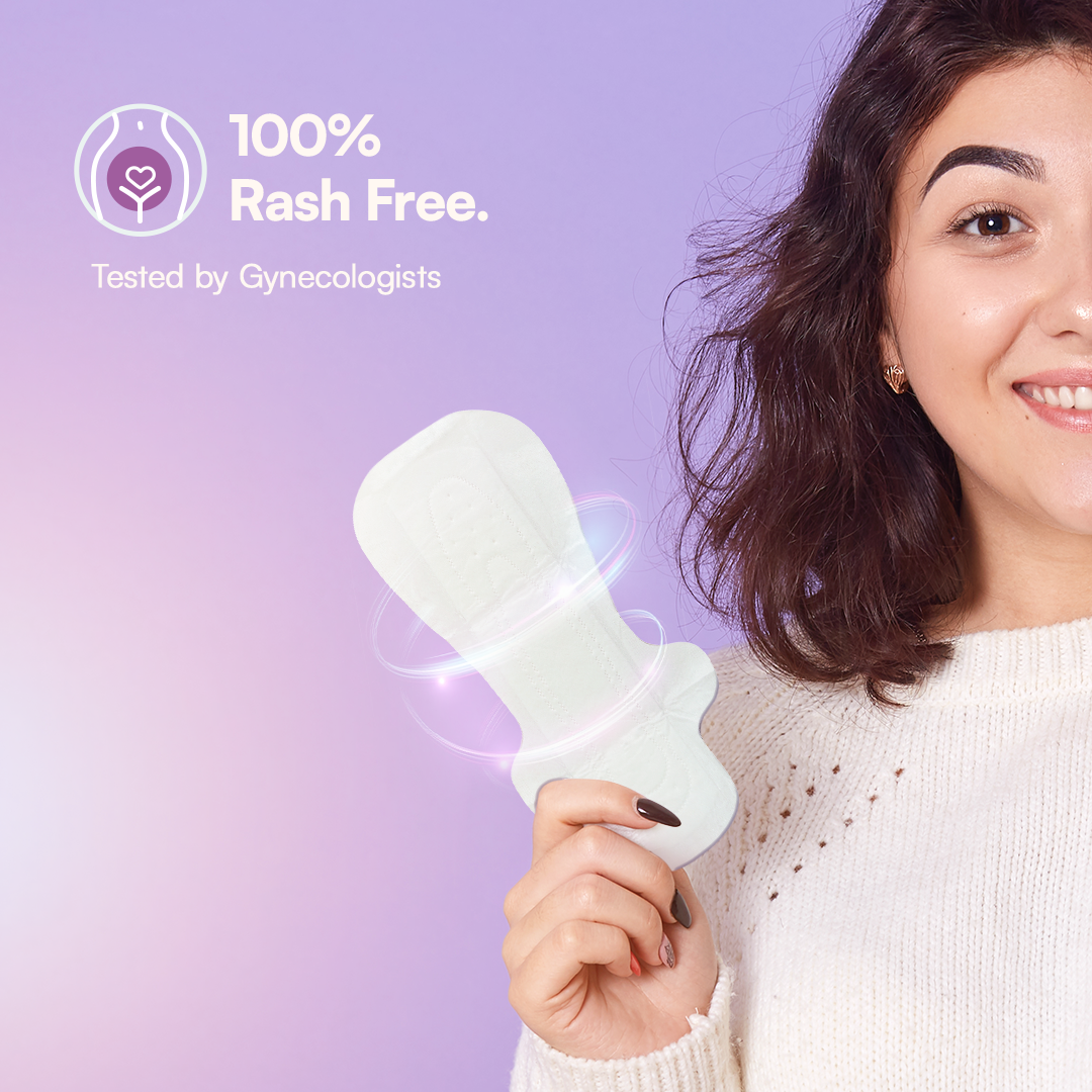 Flawsome 100% Organic Sanitary Pads | High Absorption | Cotton Sanitary Pads | Soft and Rash Free | Toxin-Free (Pack of 40, XXL)