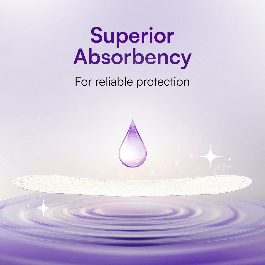 Flawsome 100% Organic Sanitary Pads | High Absorption | Cotton Sanitary Pads | Soft and Rash Free | Toxin-Free (Pack of 40, XL)