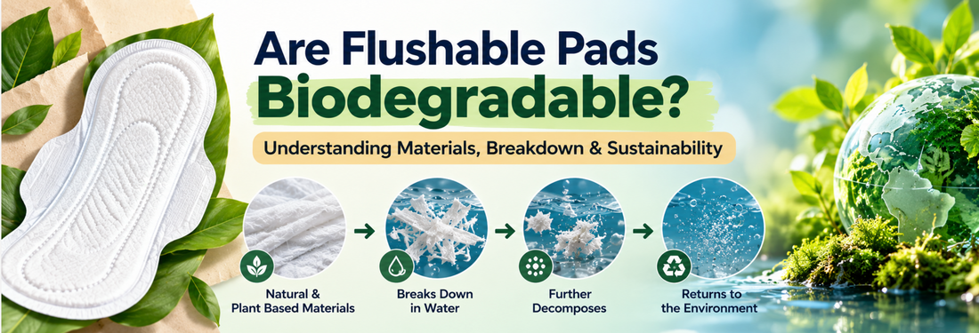 Are Flushable Pads Biodegradable? Understanding Materials, Breakdown &amp; Sustainability