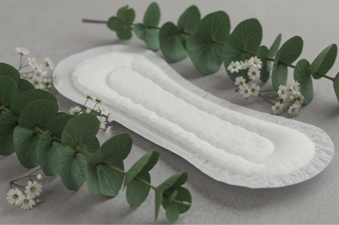 Azah Alternative: Flawsome 100% Plant-Based Sanitary Pads | Rash-Free | Ultimate (Pack of 30)