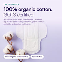 Flawsome 100% Organic Cotton Pads