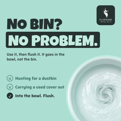 Flushable Toilet Seat Covers