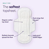 Flawsome 100% Organic Cotton Pads