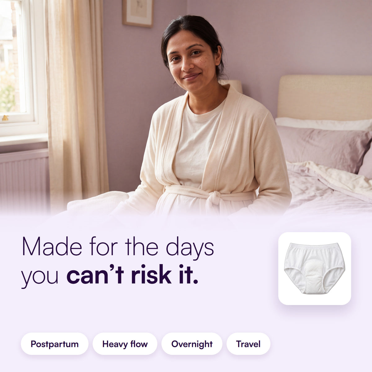 Flawsome - Disposable Period Panties (Pack of 4)