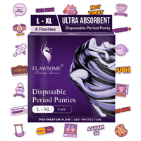 Special Edition - Flawsome Disposable Period Panties (With Sticker Pack)