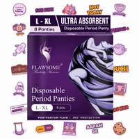 Special Edition - Flawsome Disposable Period Panties (With Sticker Pack)