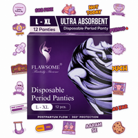 Special Edition - Flawsome Disposable Period Panties (With Sticker Pack)