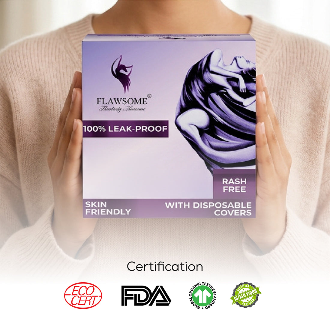 Flawsome Plant Based Sanitary Pads (50XL+50XXL)