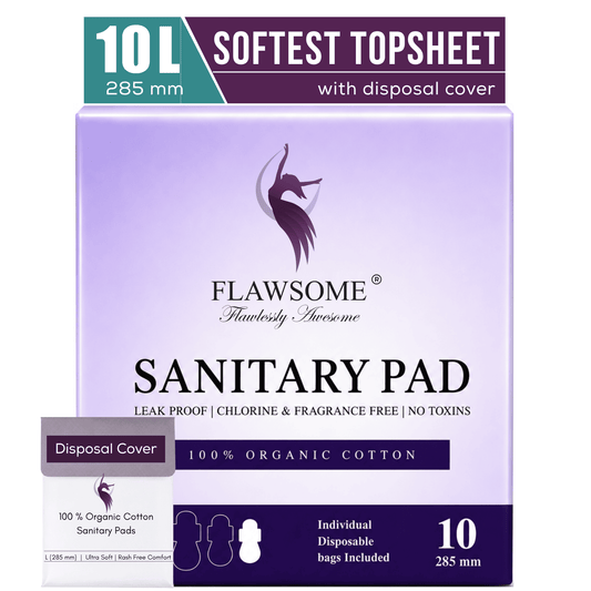 Flawsome 100% Organic Cotton Pads