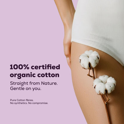 Chemical Free Safe Sanitary Pads (L, Pack of 10) – Rash Free, Gynecologist Certified, Ultra Soft