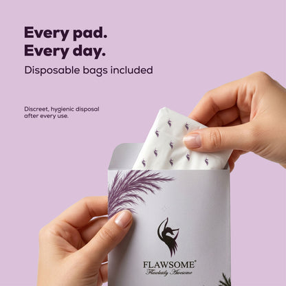 Chemical Free Safe Sanitary Pads (L, Pack of 10) – Rash Free, Gynecologist Certified, Ultra Soft