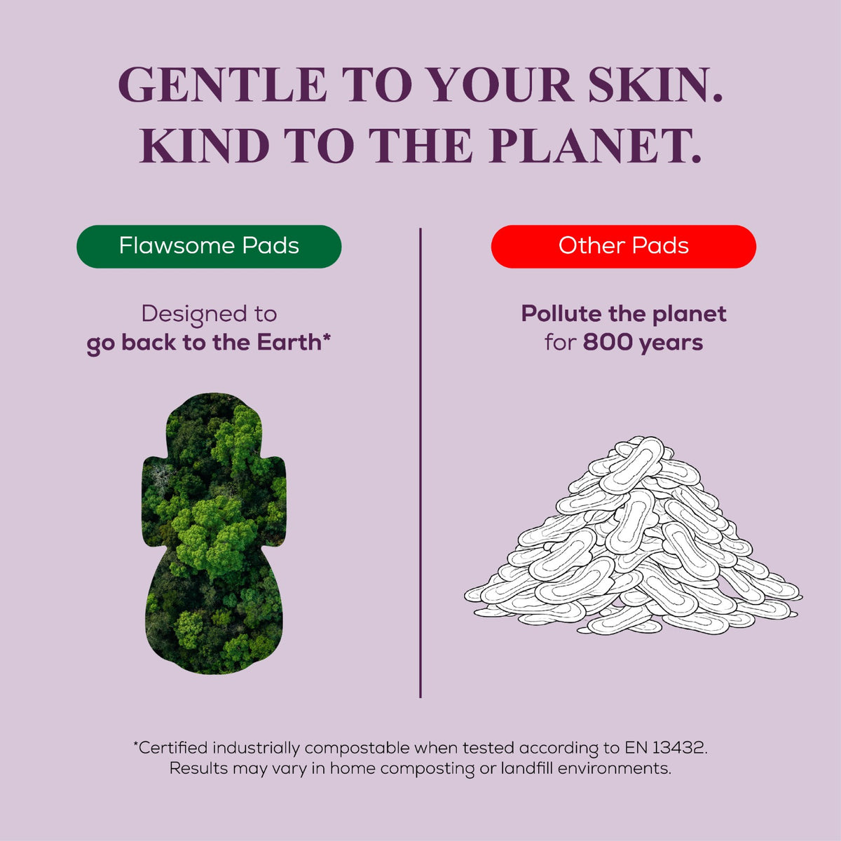 Flawsome Plant Based Sanitary Pads (L/XL/XXL)