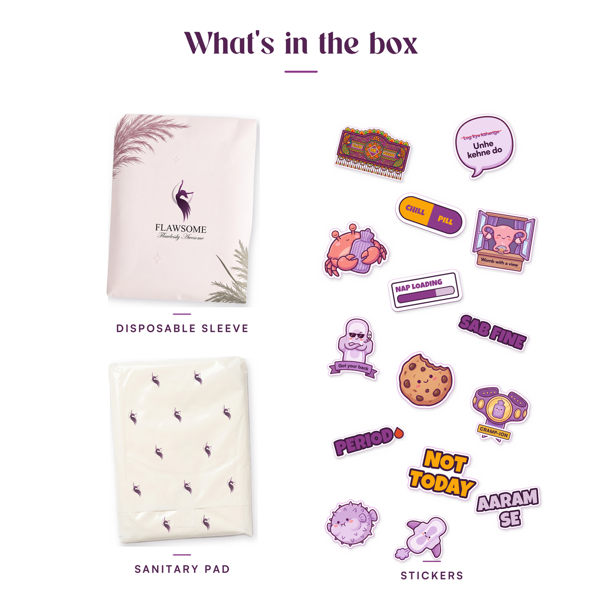 Flawsome 100% Organic Cotton Pads